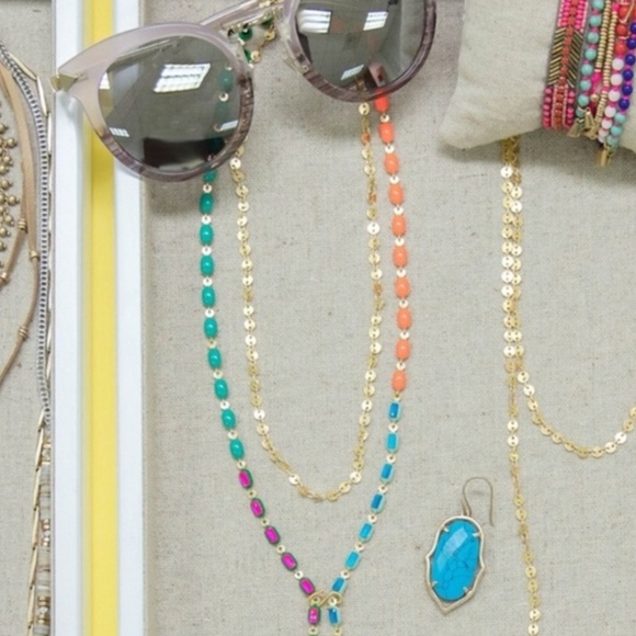 Stella & Dot | Dainty Gold Bracelet🌈Necklace VividBRIGHT Poppy - Picture 3 of 8